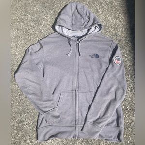 Vintage North Face USA Zip Hoodie